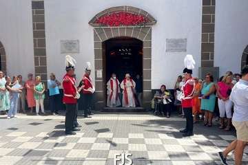 Telde rinde tributo a San Lorenzo en la capital grancanaria/Francisco Javier Santana.